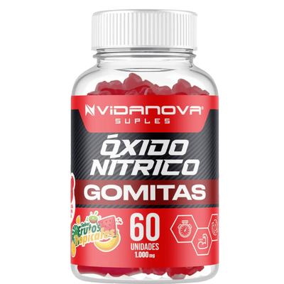 ⚡🍒 60 Gomitas Óxido Nítrico — Más bombeo y energía en cada entrenamiento