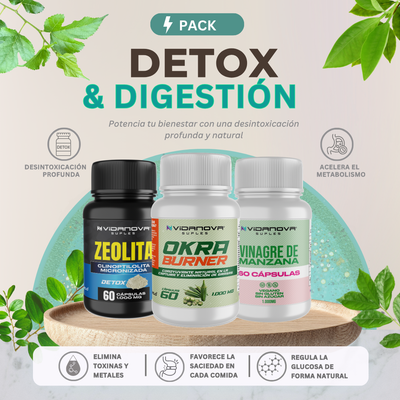 Pack Detox & Digestión — Elimina toxinas, activa tu metabolismo y mejora tu digestión de forma natural