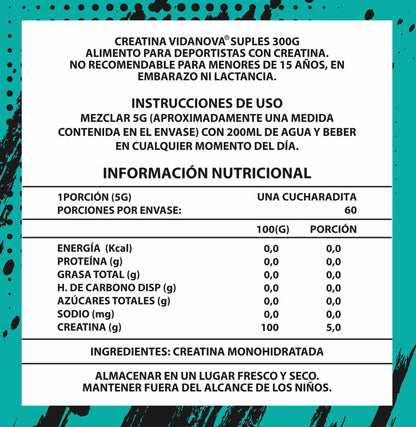 🏆 Creatina Monohidratada Pro 300g — Pureza premium para resultados garantizados