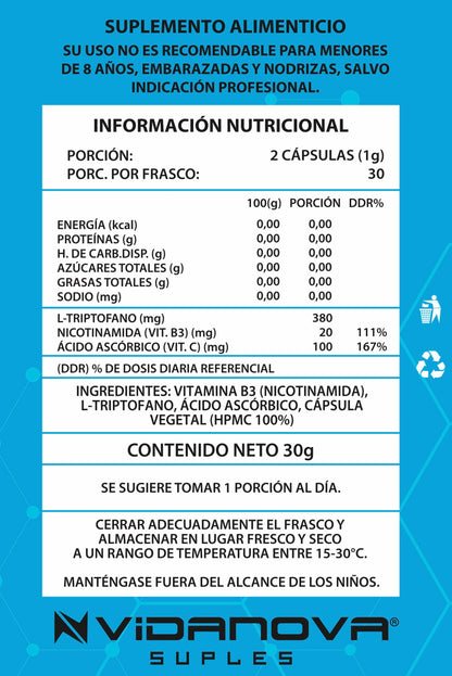 ⚡Precursor NAD+ 60 CAPS — Reparación celular y energía sostenida todo el día