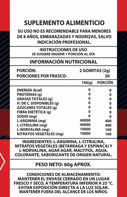 ⚡🍒 60 Gomitas Óxido Nítrico — Más bombeo y energía en cada entrenamiento