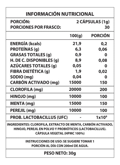 🌸 Deos 60 CAPS — Desodorante natural desde adentro, sin químicos