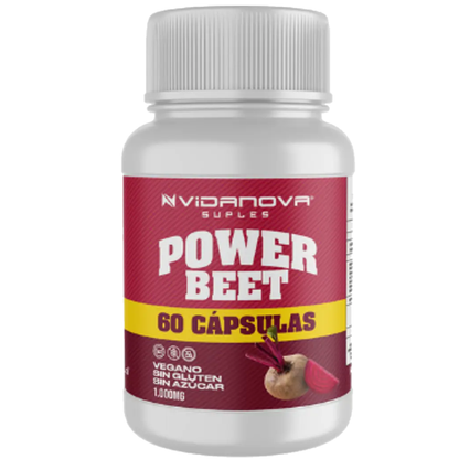 🚴 Power Beet 60 CAPS — Resistencia natural y mejor oxigenación muscular