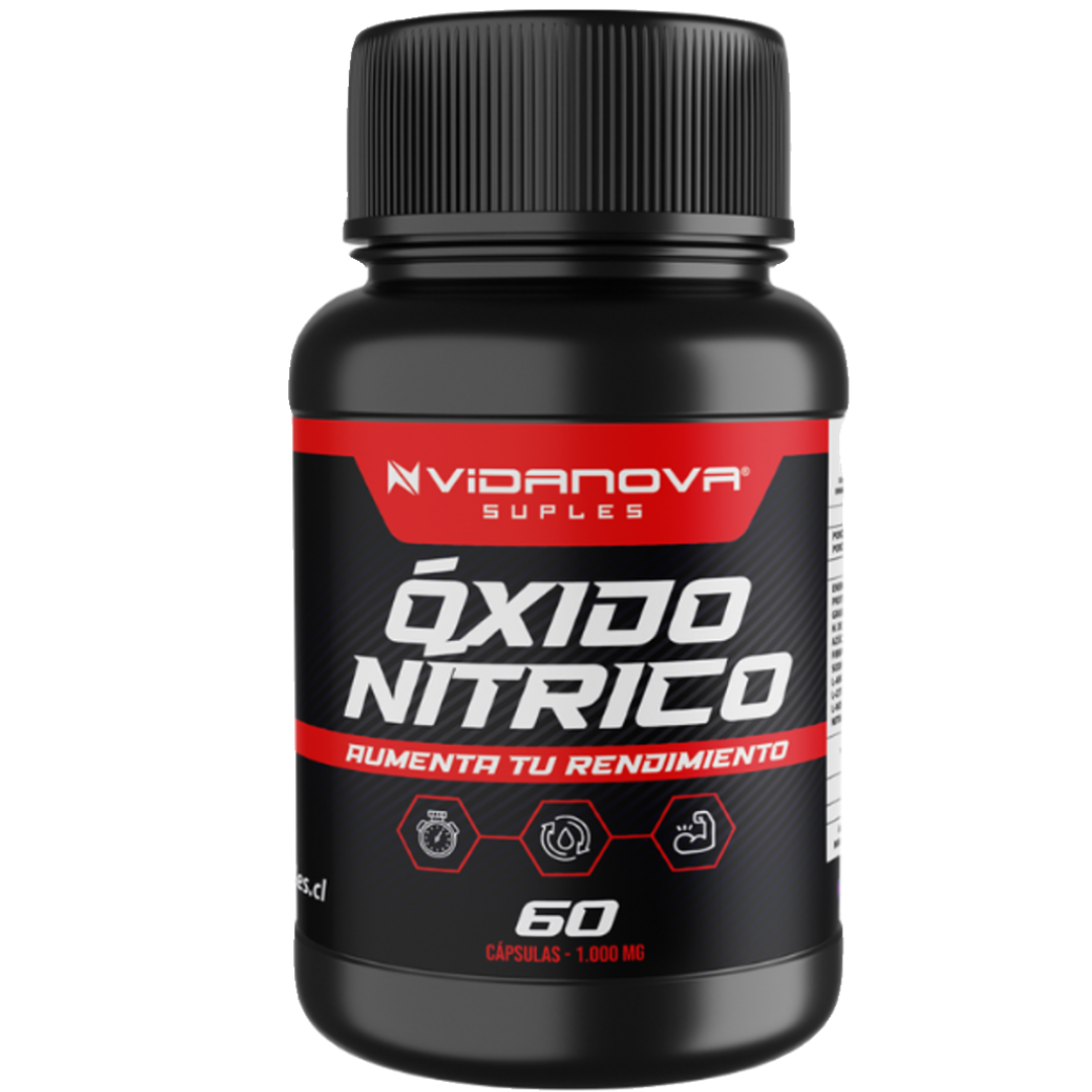 🏋️ Óxido Nítrico 60 CAPS — Vascularización máxima y rendimiento extremo