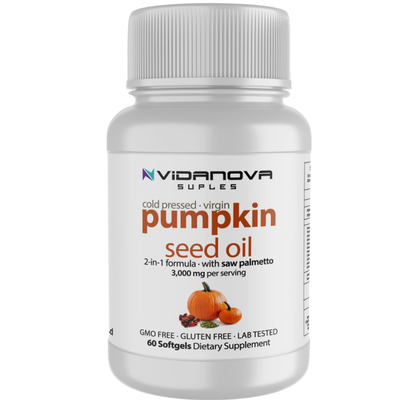 🌟 ACEITE DE SEMILLA DE CALABAZA 60 CAPS — SALUD PROSTÁTICA Y VIGOR MASCULINO