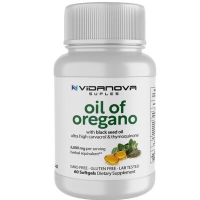 🔥 ACEITE DE ORÉGANO 60 CAPS — Antibacterial natural y Escudo Inmunológico.