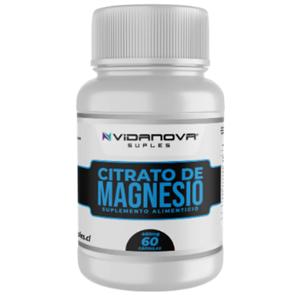 🧘✨ Citrato de Magnesio 60 CAPS — Relax muscular, menos calambres y mejor sueño.