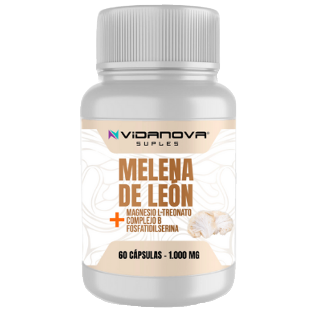 🧠 Melena de León Fortificada 60 CAPS — Foco mental, memoria y claridad todo el día