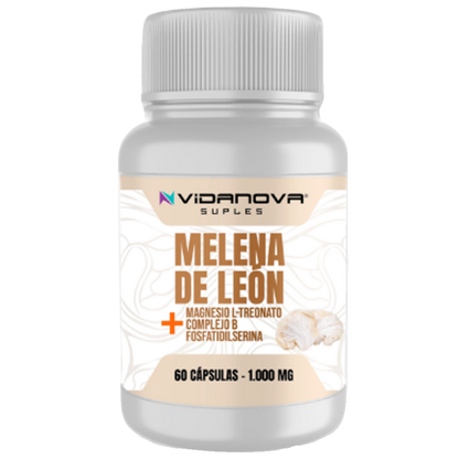 🧠 Melena de León Fortificada 60 CAPS — Foco mental, memoria y claridad todo el día