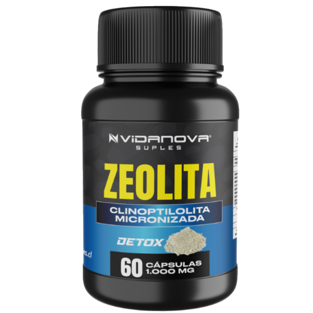 🪨✨ Zeolita 60 CAPS  — Detox profundo, elimina toxinas y purifica tu organismo