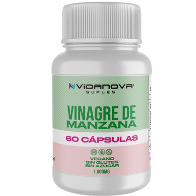 🍎💊 Vinagre de Manzana 60 CAPS — Control de peso y digestión saludable en cápsulas